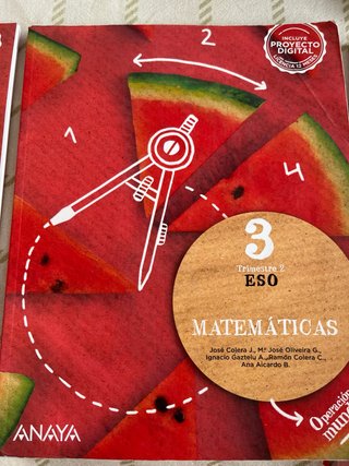 Matemáticas 3 ESO
