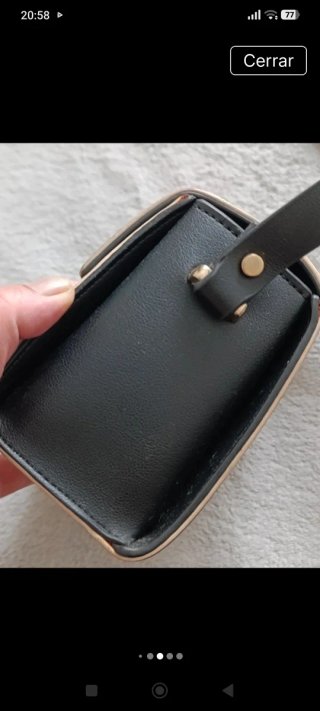 Bolso Parfois blanco y negro
