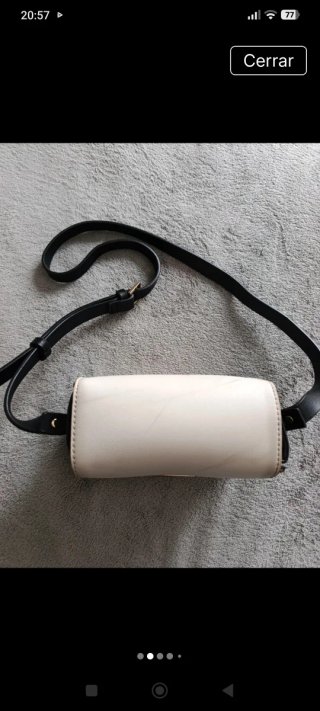 Bolso Parfois blanco y negro