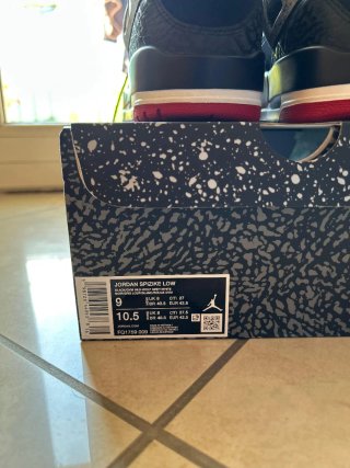 Jordan Spizike Nere Rosse Tg 42.5