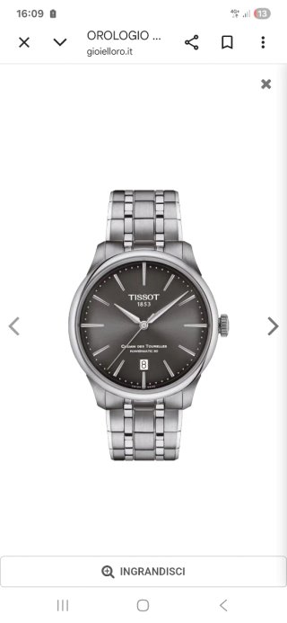 Orologio Tissot Chemin des Tourelles Powermatic 80
