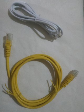 Lote 2 Routers ADSL (Comtrend + Thomson) con Cable