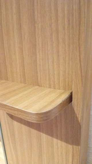 Mueble de entrada con espejo y almacenaje