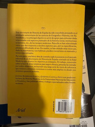 Diccionario de términos de historia de España E...