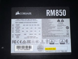 Fuente Alimentación Corsair 850W Modular