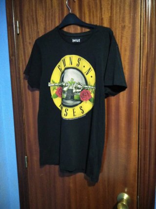 Camiseta Guns N' Roses Negra Talla L/XL