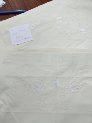 Juego de sábanas bordadas almohadón  120