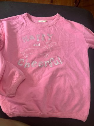 Sudadera niña rosa Happy and Cheerful 9-10