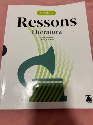 Ressons. Literatura 1 BATX
