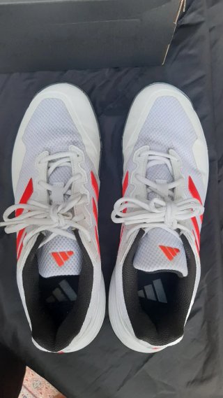 Zapatillas Padel Adidas Gamecourt 2.0 Naranja/Blan