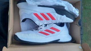 Zapatillas Padel Adidas Gamecourt 2.0 Naranja/Blan