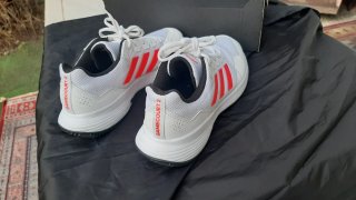 Zapatillas Padel Adidas Gamecourt 2.0 Naranja/Blan