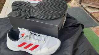 Zapatillas Padel Adidas Gamecourt 2.0 Naranja/Blan