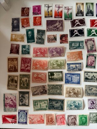 Lote sellos antiguos España variados