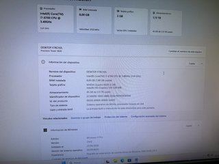 Dell Precision 3620 i7 8GB RAM 240GB SSD + HDD