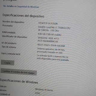 Portátil HP Omen 222GB