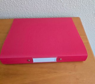 Carpeta/archivador anillas (rojo)
