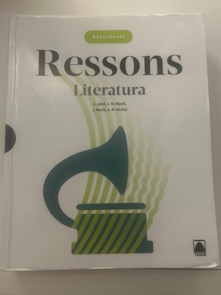 Ressons. Literatura 1 BATX