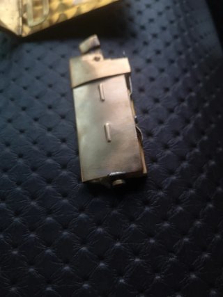 Mechero y pitillera Bronce vintage
