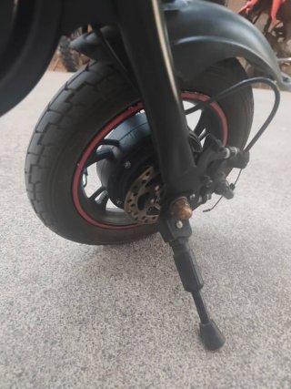 Bicicleta Eléctrica Plegable Negra