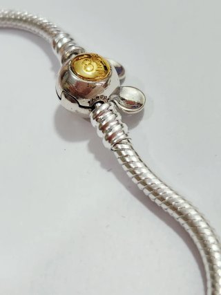 Pulsera Pandora Mickey 100 Aniversario T/19cm