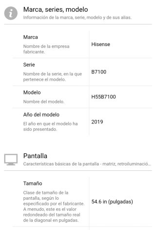 TELEVISIÓN HISENSE 55 PULGADAS LED BACKLIGHT