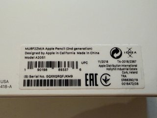 Apple Pencil 2.ª gen