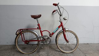 Bicicleta Plegable Abelux Chalcha Roja Años 70