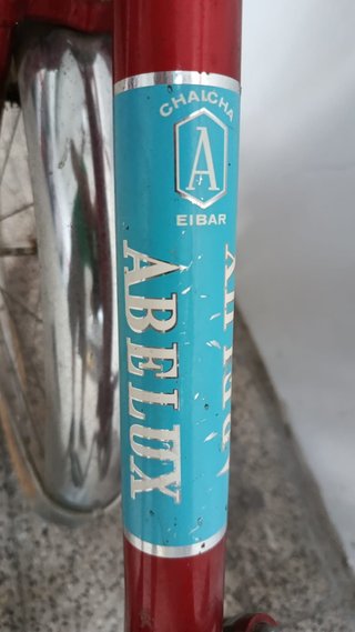 Bicicleta Plegable Abelux Chalcha Roja Años 70