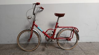 Bicicleta Plegable Abelux Chalcha Roja Años 70