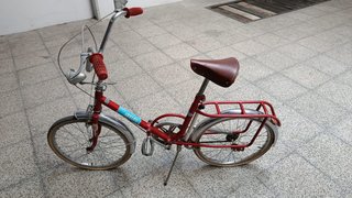Bicicleta Plegable Abelux Chalcha Roja Años 70