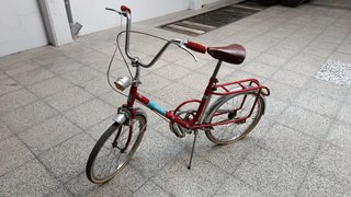 Bicicleta Plegable Abelux Chalcha Roja Años 70