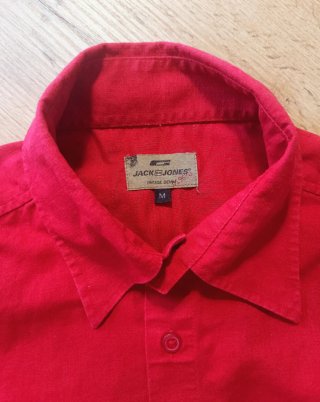 Camisa Jack & Jones Roja Talla M