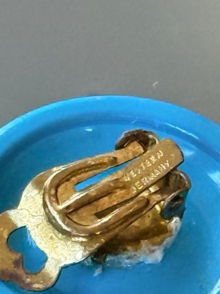 Orecchini clip West Germany anni '60