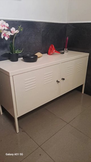Mueble de metal beige 3 unidades