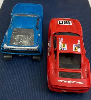 Scalextric Lancia y Porsche Desguace