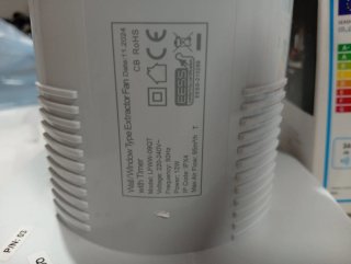 Extractor de aire con temporizador