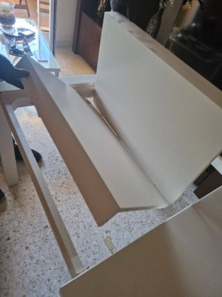 Mesa Comedor Extensible Blanca Lacada 130 x 90.