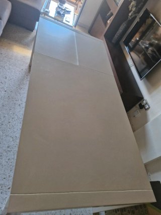 Mesa Comedor Extensible Blanca Lacada 130 x 90.