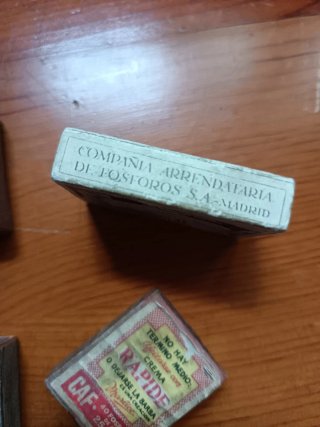 Lote 4 Cajas Cerillas Antiguas CAF