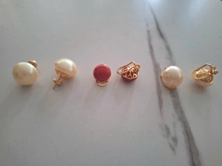 ANA MARIA Lote 3 pares pendientes+ disfraz pirata