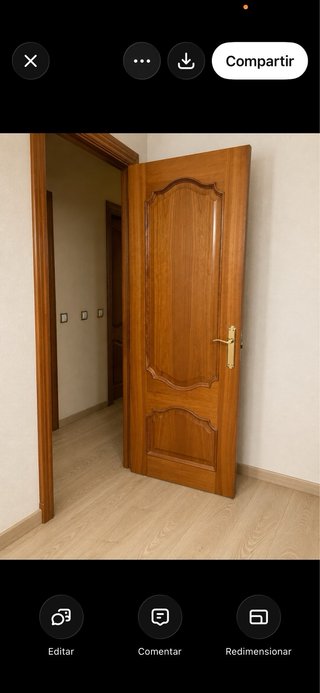 9 Puertas Cerezo Macizas (5 ciegas, 4 cristal)