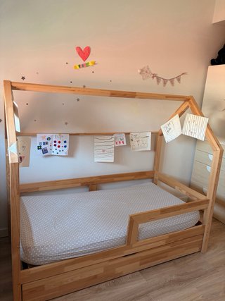 Cama Montessori Casa 160x80 + Colchón