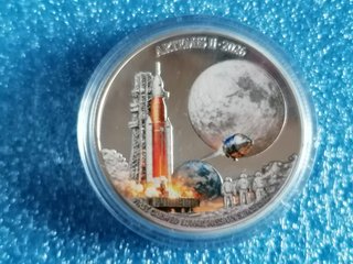 Moneda Artemis II 2026