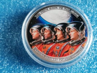 Moneda Artemis II 2026