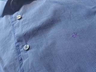 Camisa Calvin Klein Hombre Talla L Azul