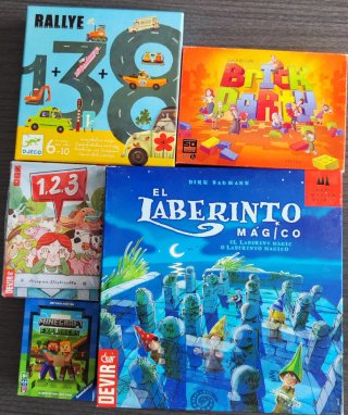 Lote 5 Juegos de Mesa Familiares