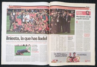 Diario Marca original Mundial 2010 Campeones