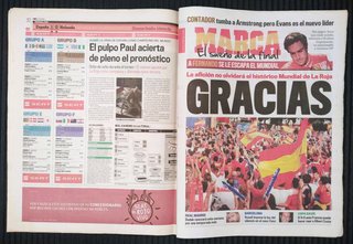 Diario Marca original Mundial 2010 Campeones