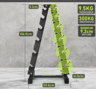 Soporte para 12 Mancuernas calidad premium nuevo.
